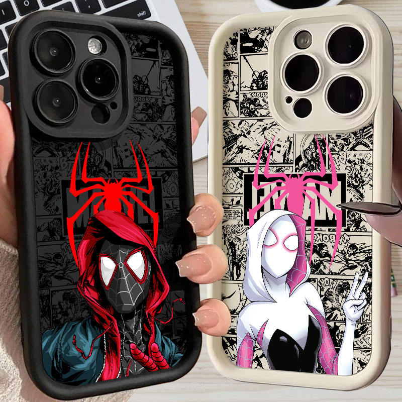 Apple Iphone 16 - スパイダーマン マイルズ・モラレス グウェン マーベルコミックスケース Apple iPhone
