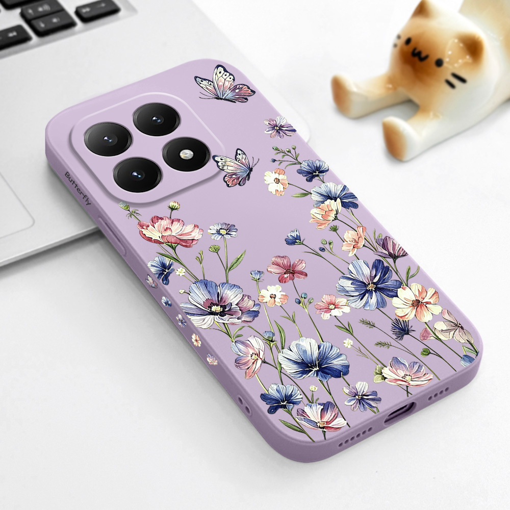 Xiaomi Poco X6 - バタフライハッシュフォンケース Xiaomi Poco X8 M8 F8