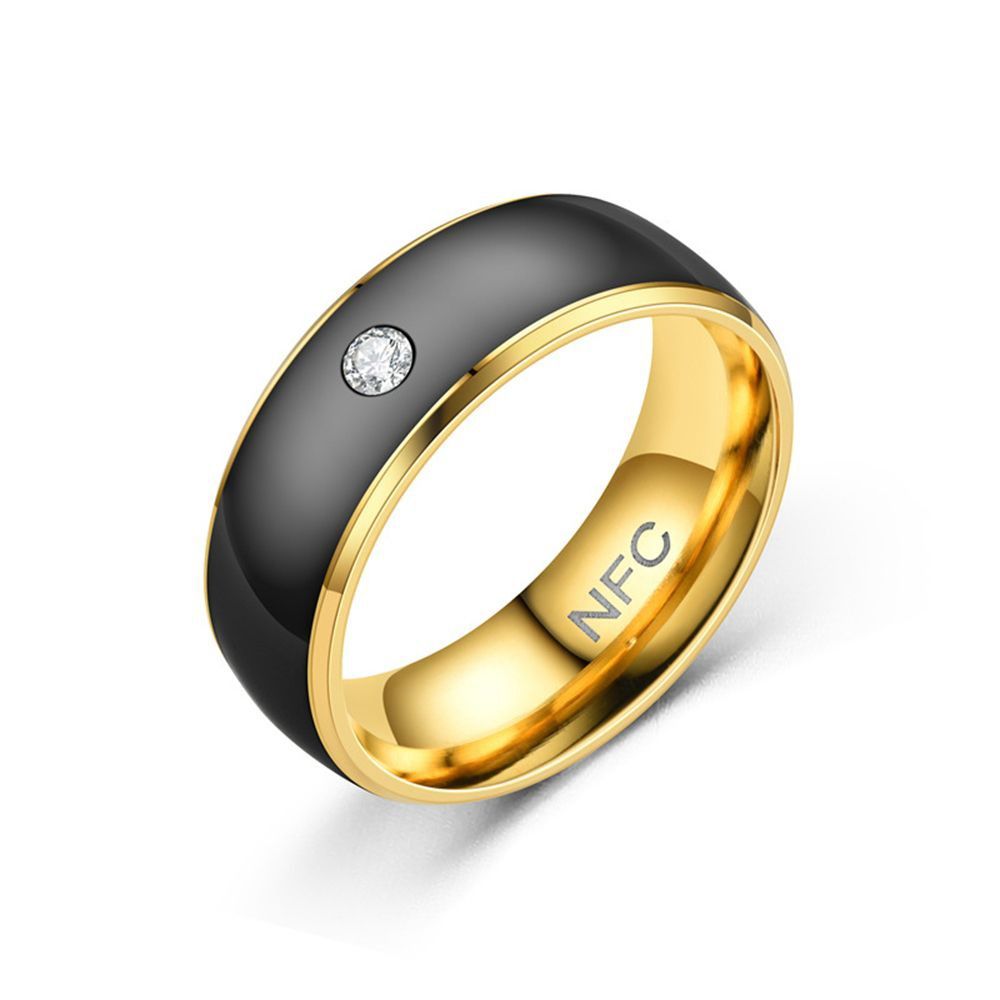 Smart Ring Nfc Pay - ステンレス鋼 NFC スマートリング多機能ウェアラブル接続フィンガーデジタルリングマジックウェア防水 Android 携帯電話用