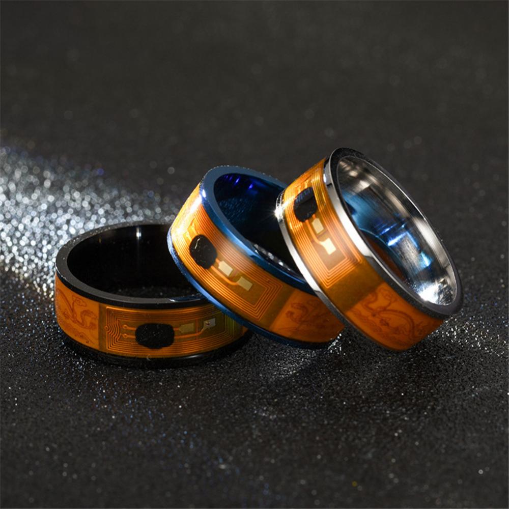 メンズカップルリング NFC ステンレススチール製 電話チッ - Smart Ring Nfc Pay のレビューと価格