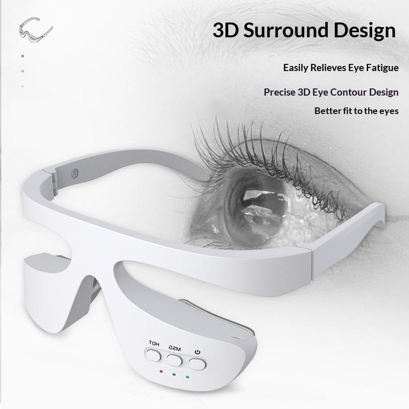 ポータブルスマートアイマッサージャー 3D赤色光療法 目元マ - Light Therapy Glasses のレビューと価格