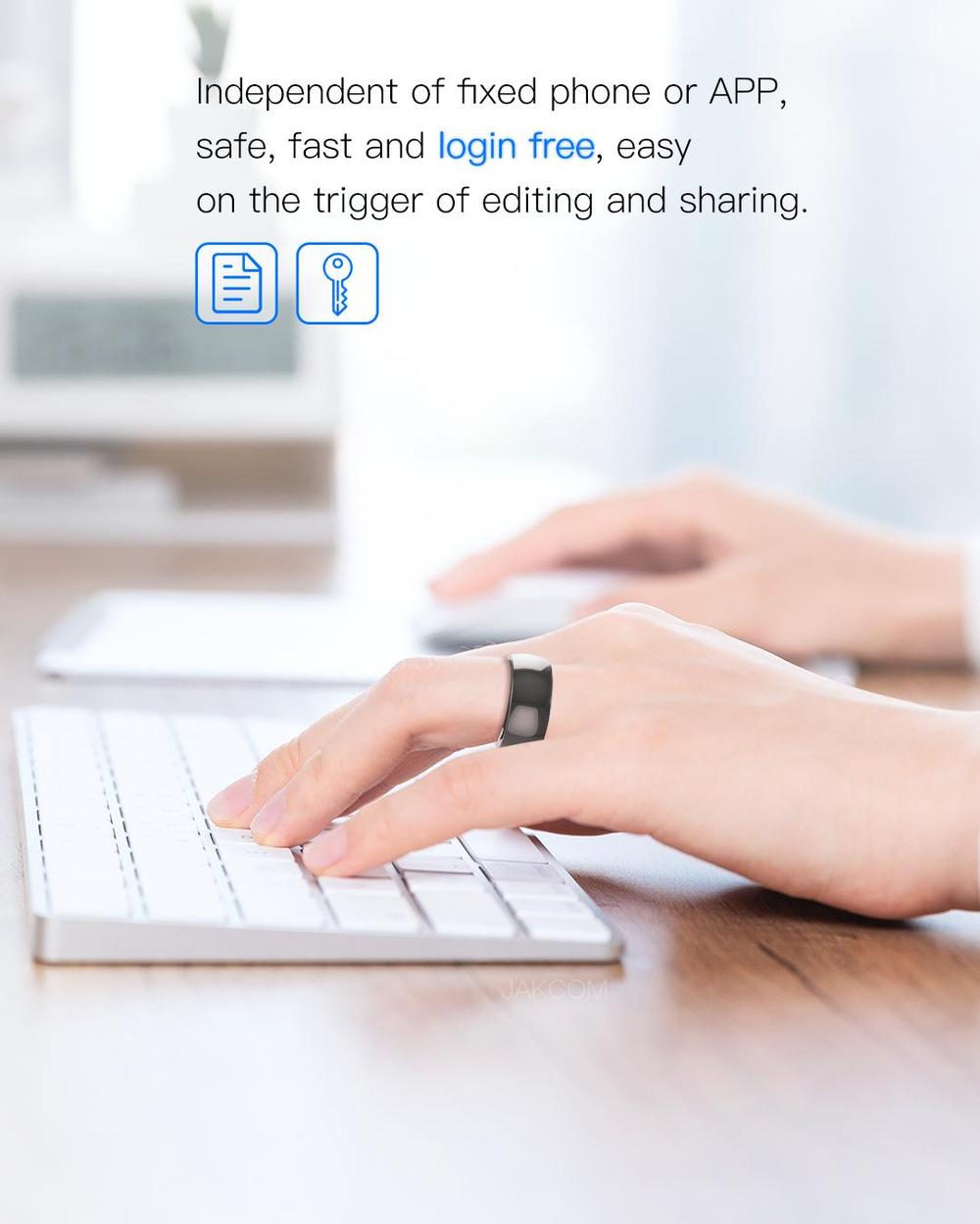 新規スマート着用jakcom R4 nfc魔法技術iosのア - Smart Ring Nfc Pay のレビューと価格