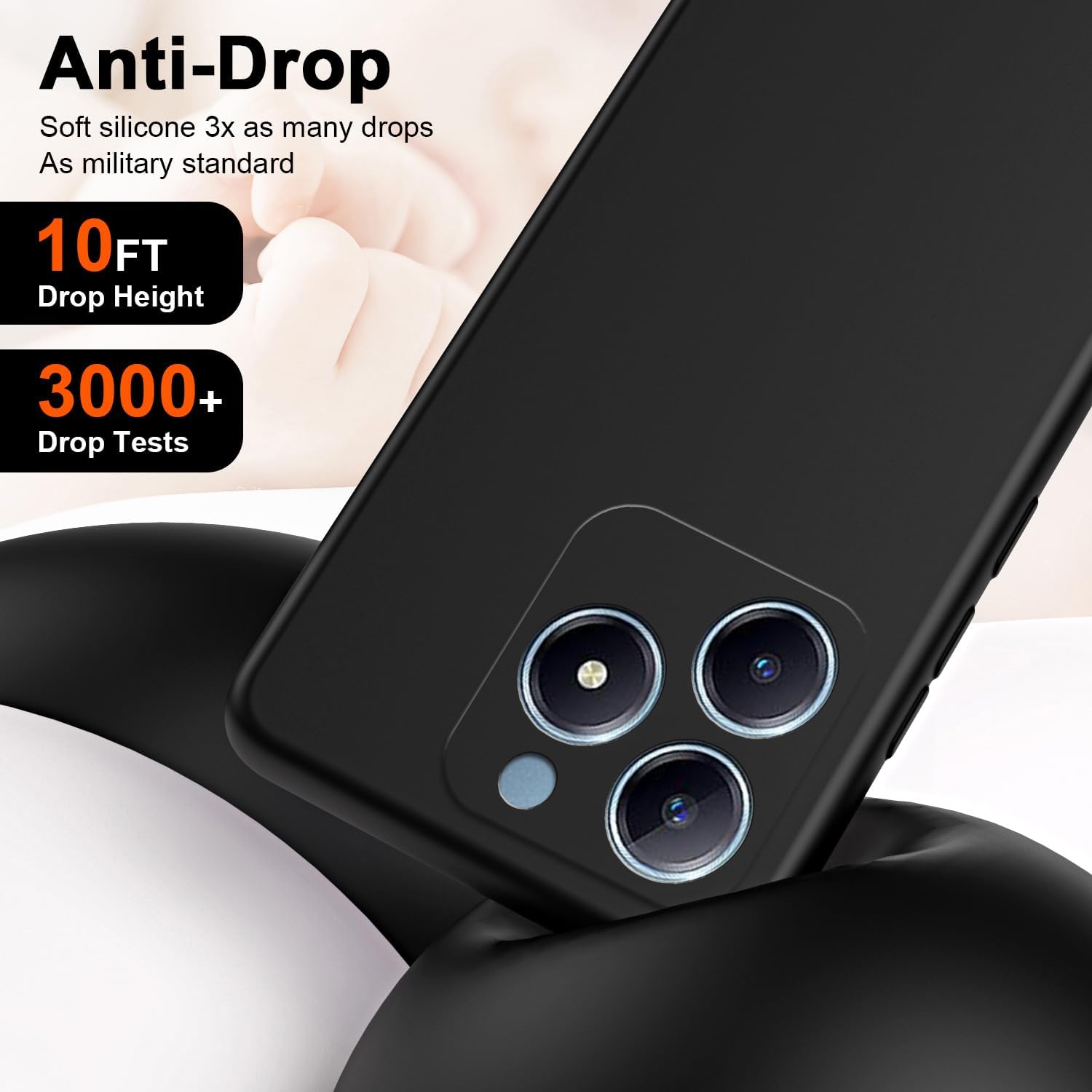 Realme用の柔軟な液体シリコンケース,tpu保護カバー, - Realme Note 50 のレビューと価格